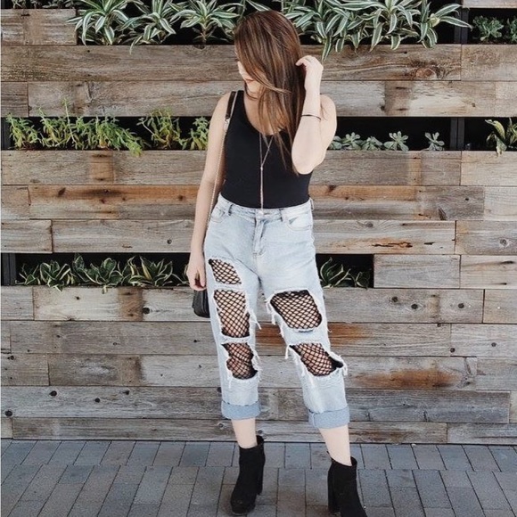 Fishnet jeans - Picture 1 of 10
